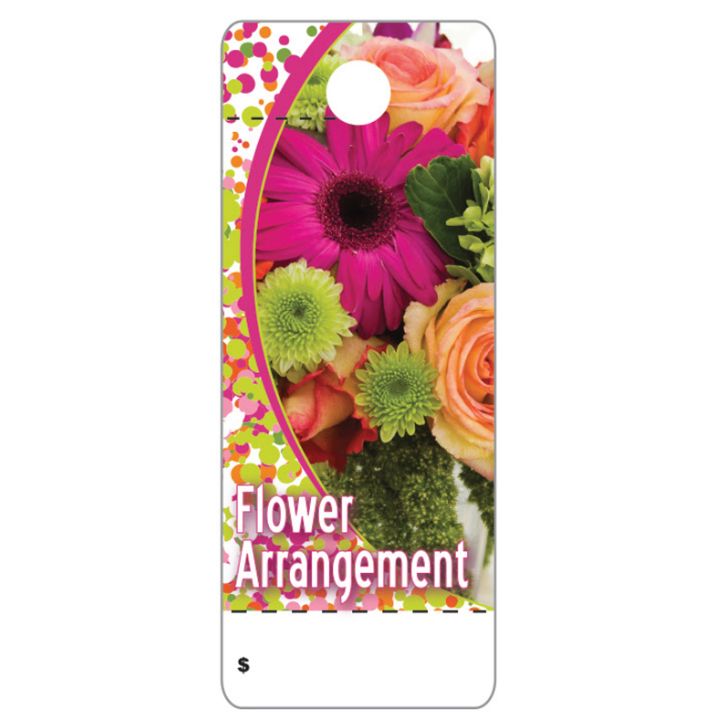CARE TAG, FLOWER ARRANGEMENT 2″ x 5″