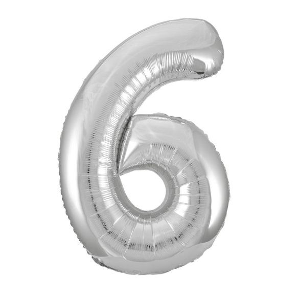 30% off was $1 now $0.70 each. SILVER 16” FOIL BALLOON “5”