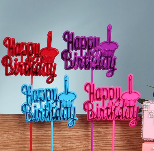 HAPPY BIRTHDAY PICKS, ASST COLORS, I DZ