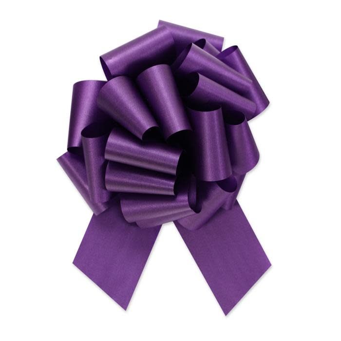 2.5" Perfect Bow #40 PURPLE, 2.5" ribbon width, 8"d bow size, 20 total loops.  ND