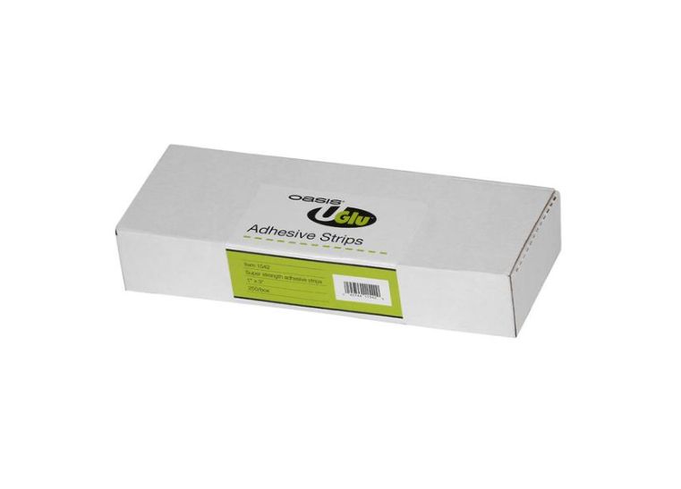 OASIS  Uglu  Adhesive 1"" x 3"" Strip - 250/box