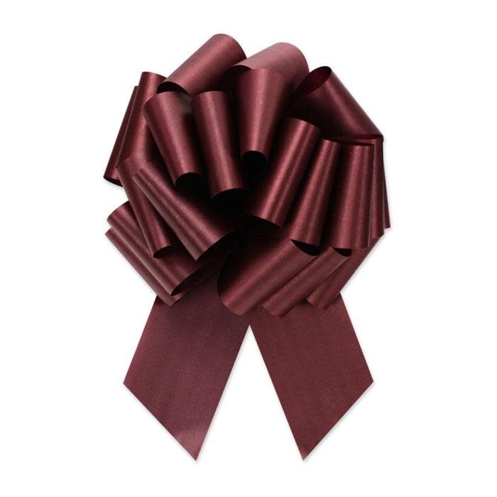2.5" Perfect Bow #40 BURGUNDY, 2.5" ribbon width, 8"d bow size, 20 total loops.  ND
