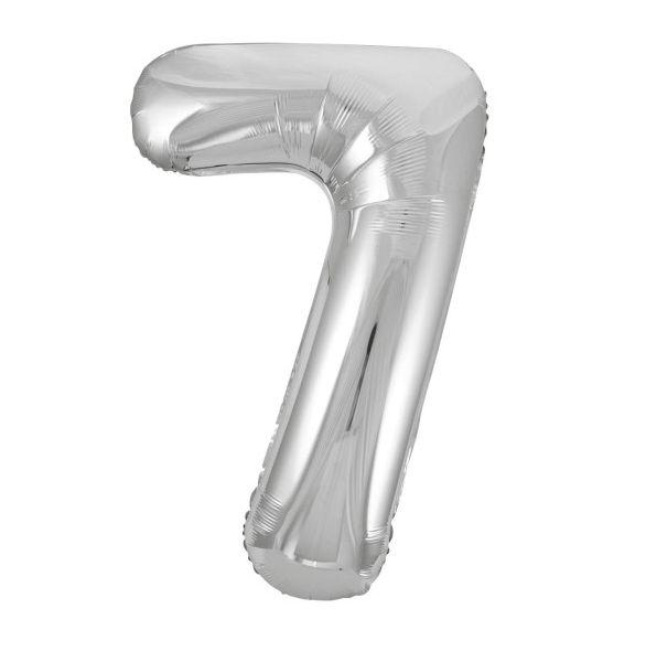 30% off was $1 now $0.70 each. SILVER  16” FOIL BALLOON “7”