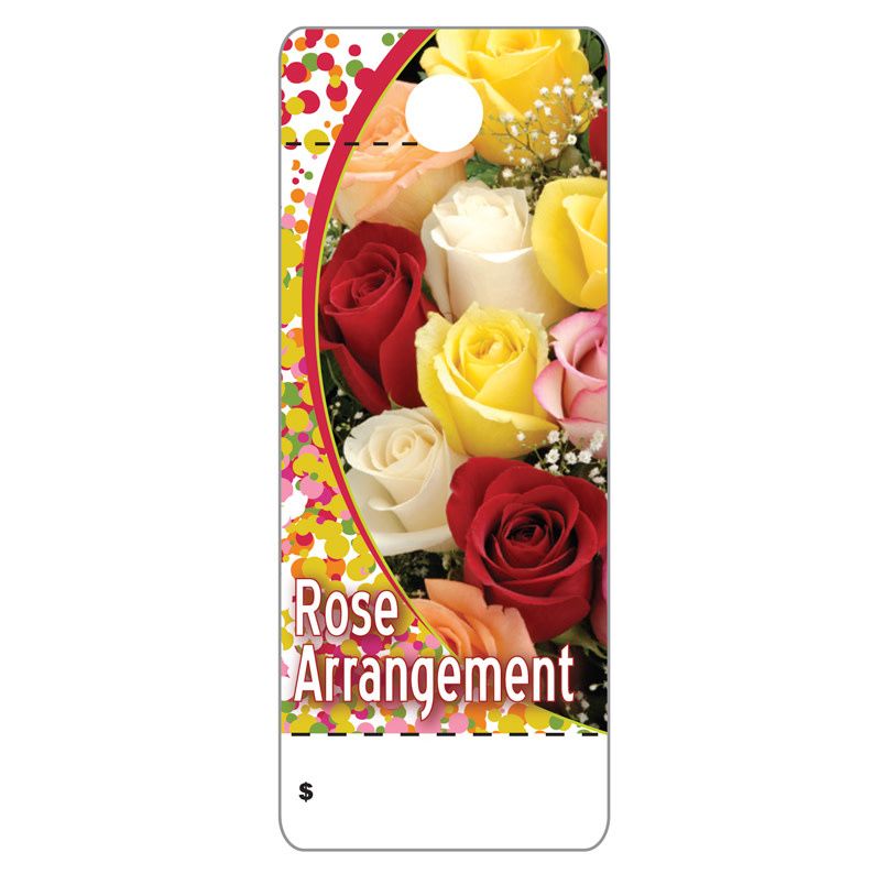 CARE TAG ROSE ARRANGEMENT 2″ x 5″