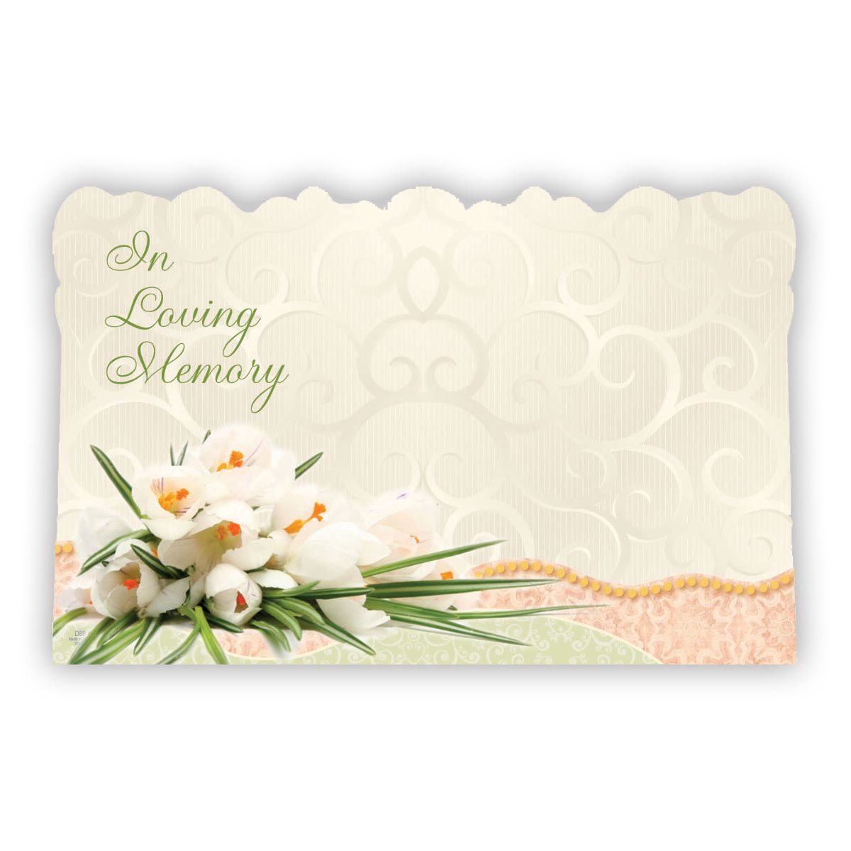 In loving memory CAPRI CARDS 3 1/2″ x 2 1/4″