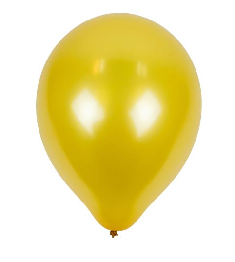 12’’ GOLD LATEX METALLIC BALLOON, 72