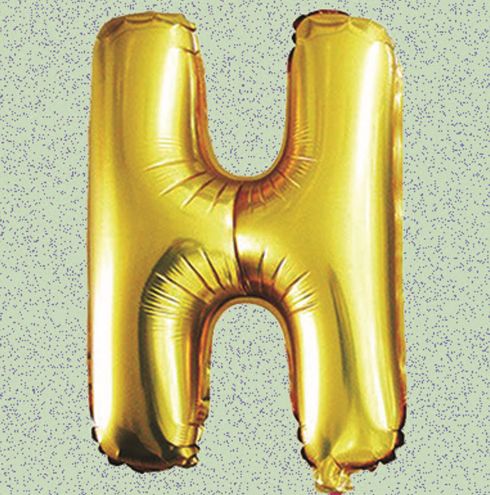 30% off was $1 now $0.70 each. 16" FOIL BALLOON “H” GOLD, 1 PC/PACK