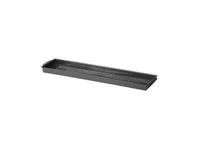 17 1/8" x 4.25" x .75"H OASIS WET FOAM Double brick tray, black.