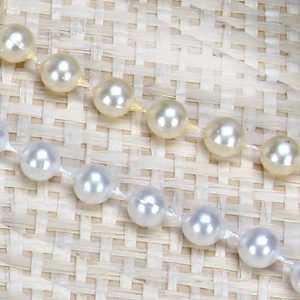 10MM PEARLS, 6 YD ROLL IVORY