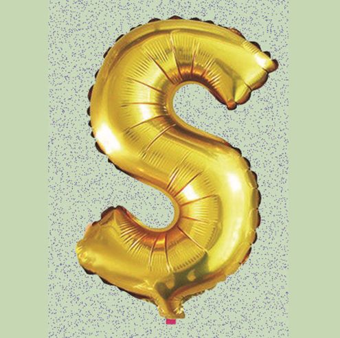 30% off was $1 now $0.70 each. 16" FOIL BALLOON “S” GOLD, 1 PC/PACK