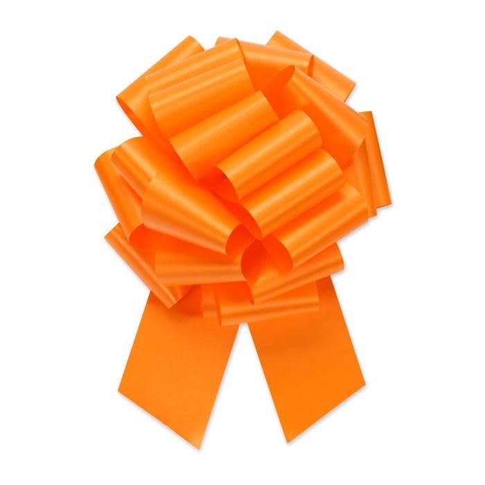 PERFECT BOW  #9 TROPICAL ORANGE, 1.5” ribbon width, 5.5" bow size, 20 loops.  ND