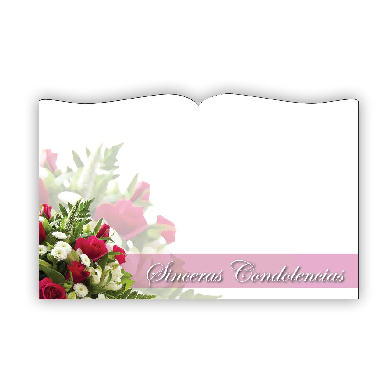 “SINCERAS CONDOLENCIAS” CAPRI CARD