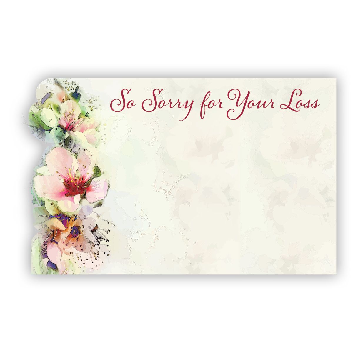 “SO SORRY FOR YOUR LOSS” CAPRI CARD