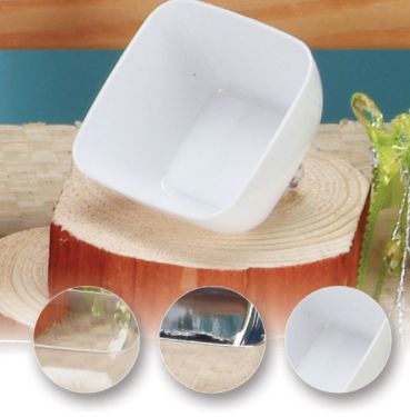 2.25in. X 1.25in.H  WHITE MINI DESSERT BOWL, 18 PCS/PACK,