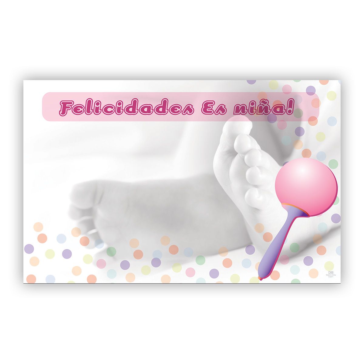 “FELICIDADES ES NINA” CAPRI CARD