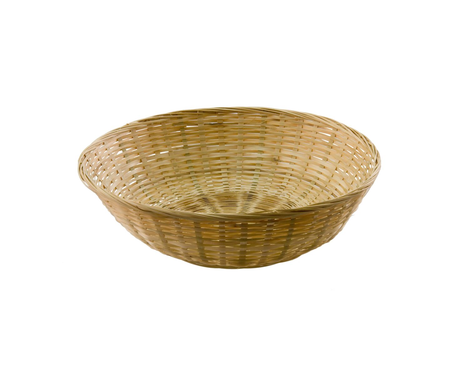 3"h x 10" Inch Round Bamboo Basket
