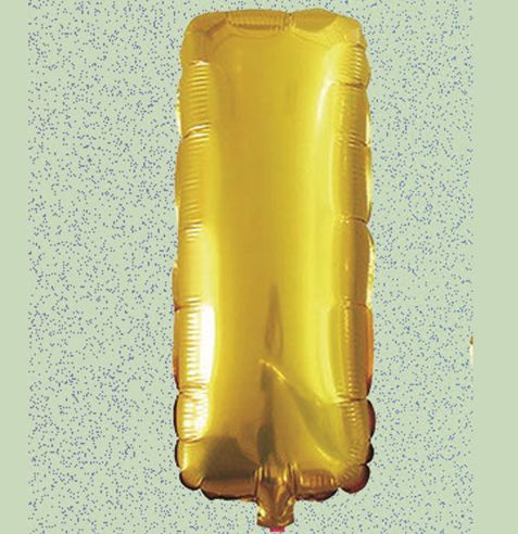 32" GOLD FOIL BALLOON “I“ reg $2.99
