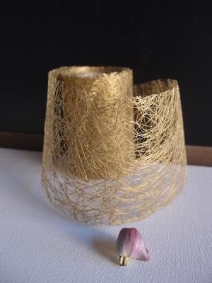 4’’ X 10 YDSGOLD FAUX SISAL