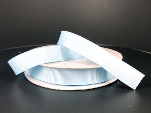 SOLID GROSGRAIN NON WIRED EDGE 5/8"" x 25 YD BLUE