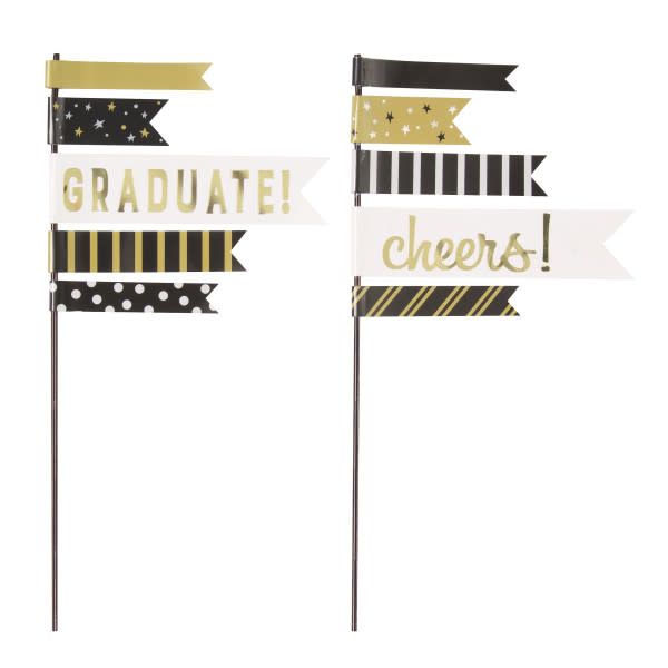 PENNANT GRAD CAKE TOPPER