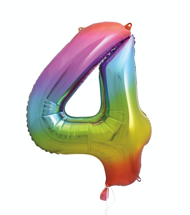 34’’ RAINBOW FOIL BALLOON #4