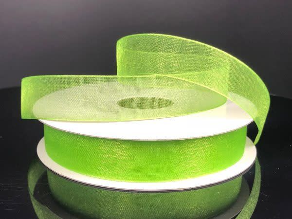 CHIFFON RIBBON 5/8"" x 25 YD. KIWI