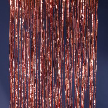 40’’ X 10’ ROSE GOLD FOIL BACKDROP, 1 PC