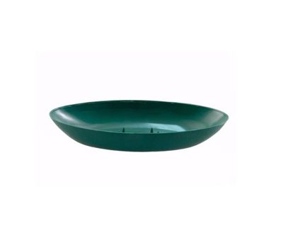 16"L x 3.25" Centerpiece Dish GREEN