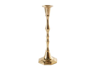 3.25'' x 9.25’’H GOLD ANTIQUE CANDLESTICK