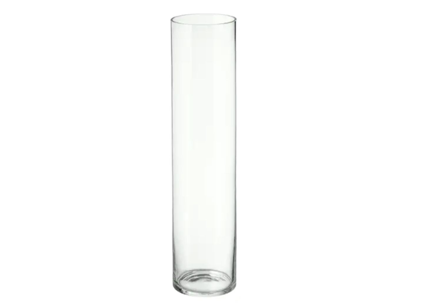 20"H X 10" CLEAR GLASS CYLINDER