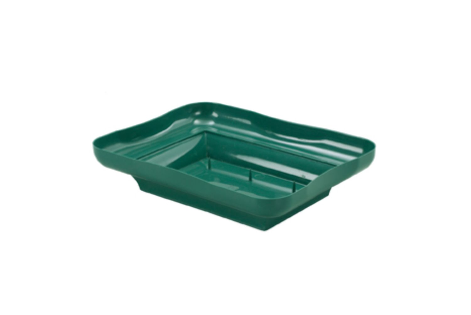 2"h x 8.5" x 6.75" CENTERPIECE GREEN DISH