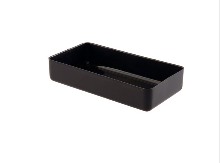2"h x 10" x 5.25" Full Brick Design Dish BLACK