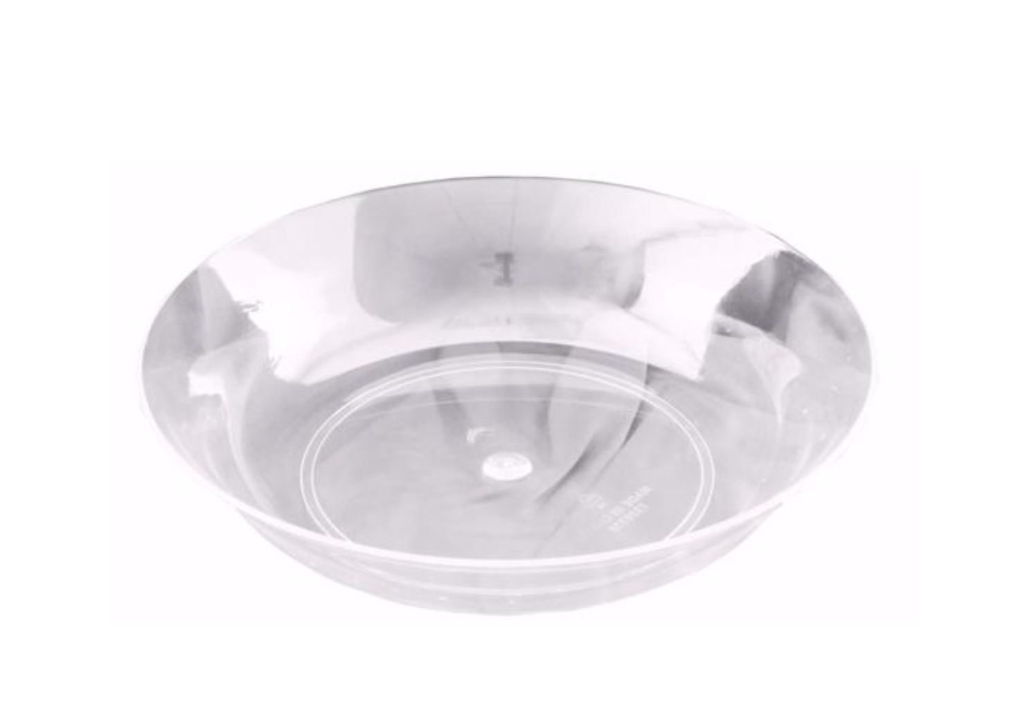 11" Clear Saucer Dish