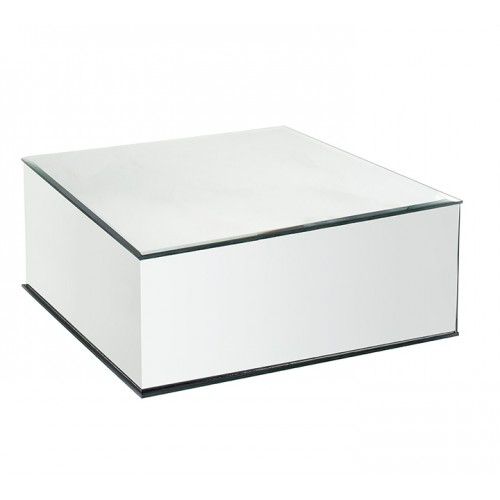 12” X 12” X 4”h MIRROR PLATFORM