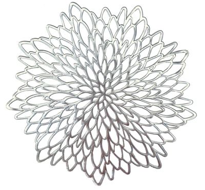 SILVER LEAF ROUND PLACEMAT, reg $3.99