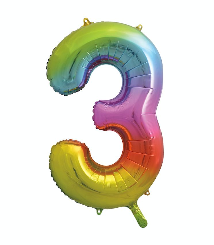 34’’ RAINBOW FOIL BALLOON #3