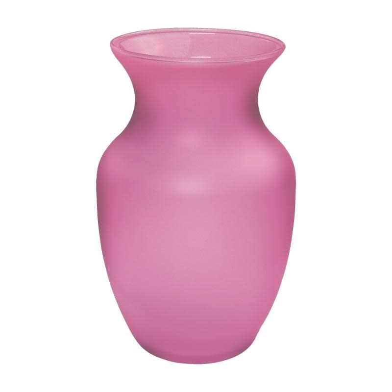 8" Rose Vase - Matte Blush Rose