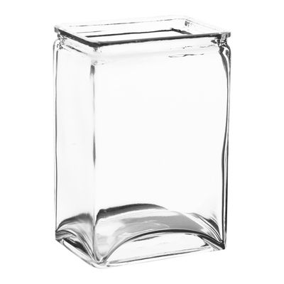 6"H x 3" x 4" Rectangle Vase - Crystal