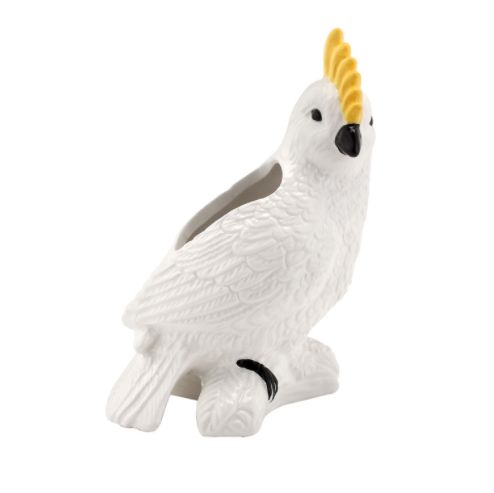 . 7"H X 2.5" X 1.75" COCKATIEL PLANTER, REG $9.99