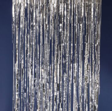 40’’ X 10’ SILVER FOIL BACKDROP