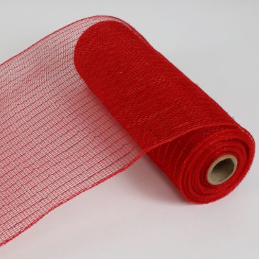 10’’ X 10 YDS RED METALLIC MESH