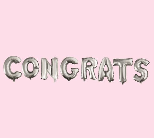 “16’’ “CONGRATS”, FOIL BALLOON reg $4.99