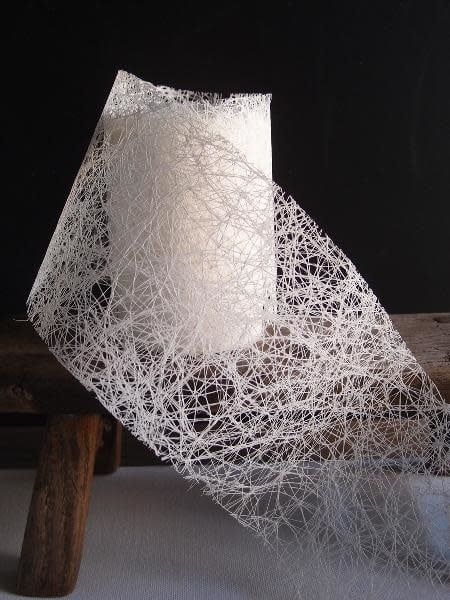 4’’ X 10YDS OFF WHITE FAUX SISAL