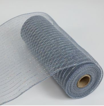 10’’ X 10 YDS SILVER METALLIC MESH