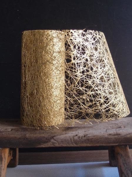 6’’ X 10 YDS MET GOLD FAUX SISAL