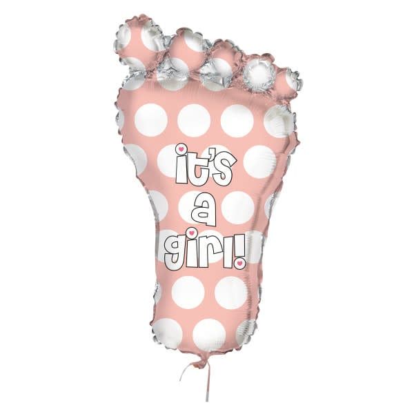 31’’ GIANT GIRL’S FOOT BALLOON, reg $3.99