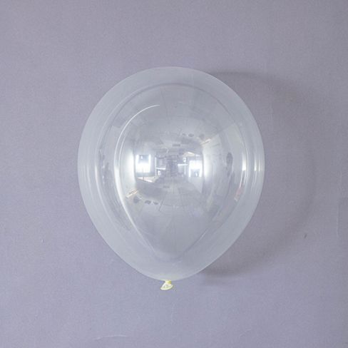 5’’ CLEAR LATEX BALLOONS, 100 PCS
