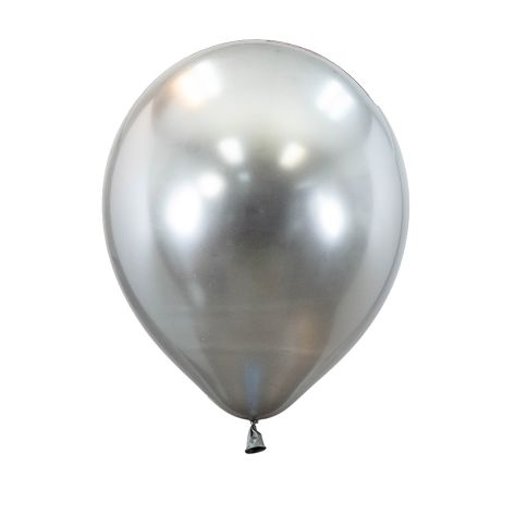 5’’ SILVER CHROME BALLOONS, 50 PCS REG $5.29