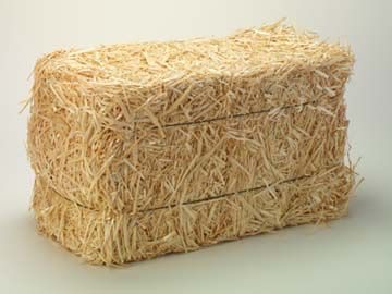 STRAW BALE 5" x 6" x 12"