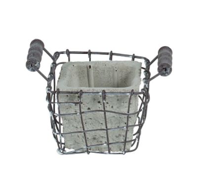 50% off was $8 now $4. 5.25’’ X4X4, SQUARE METAL W CMT INSERT,